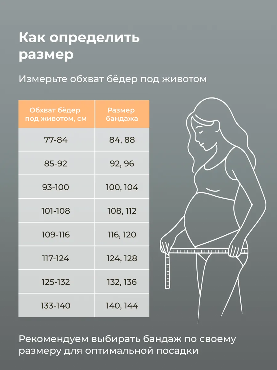 Бандаж для беременных дородовой и послеродовой 4 в 1 бежевый